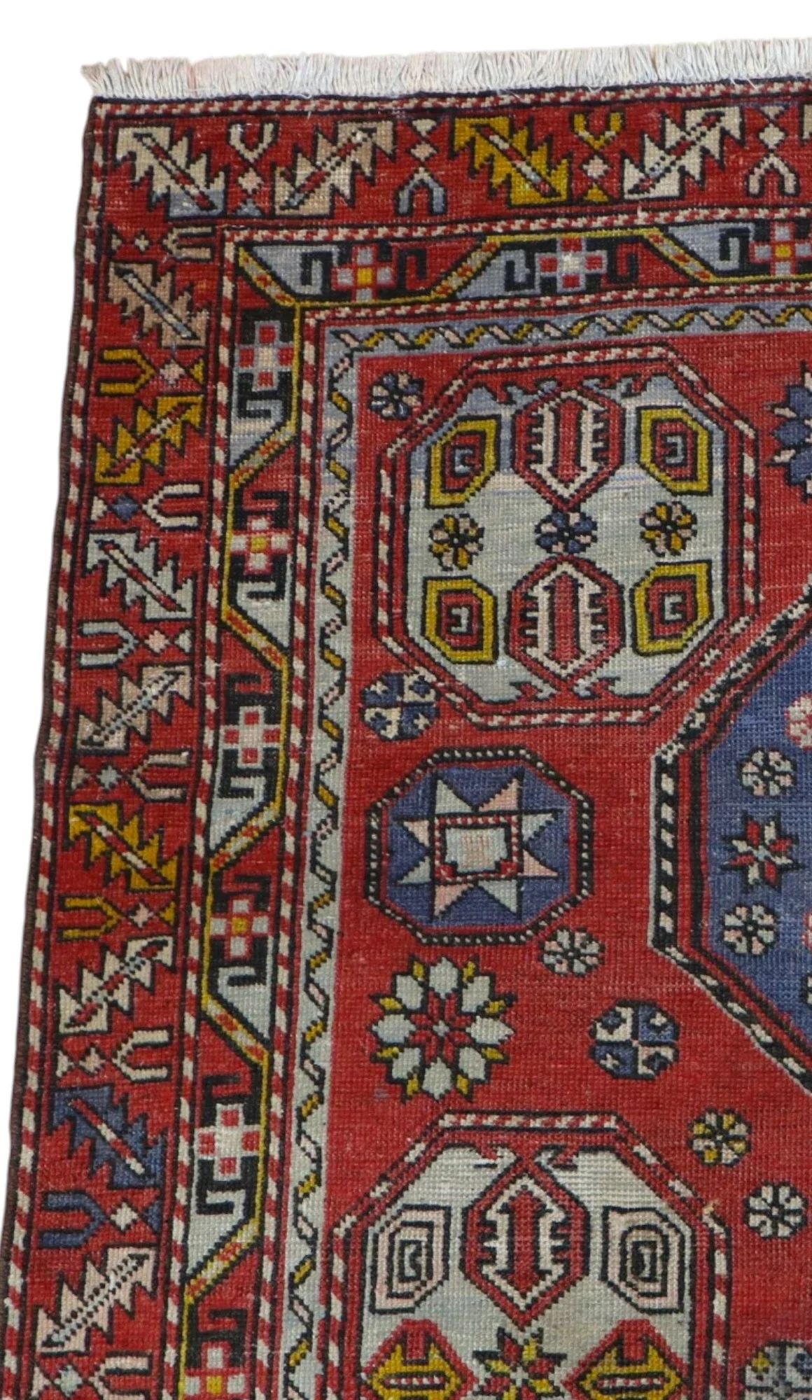 Orientteppich 222 × 125 cm aus Wolle, handgeknüpft
