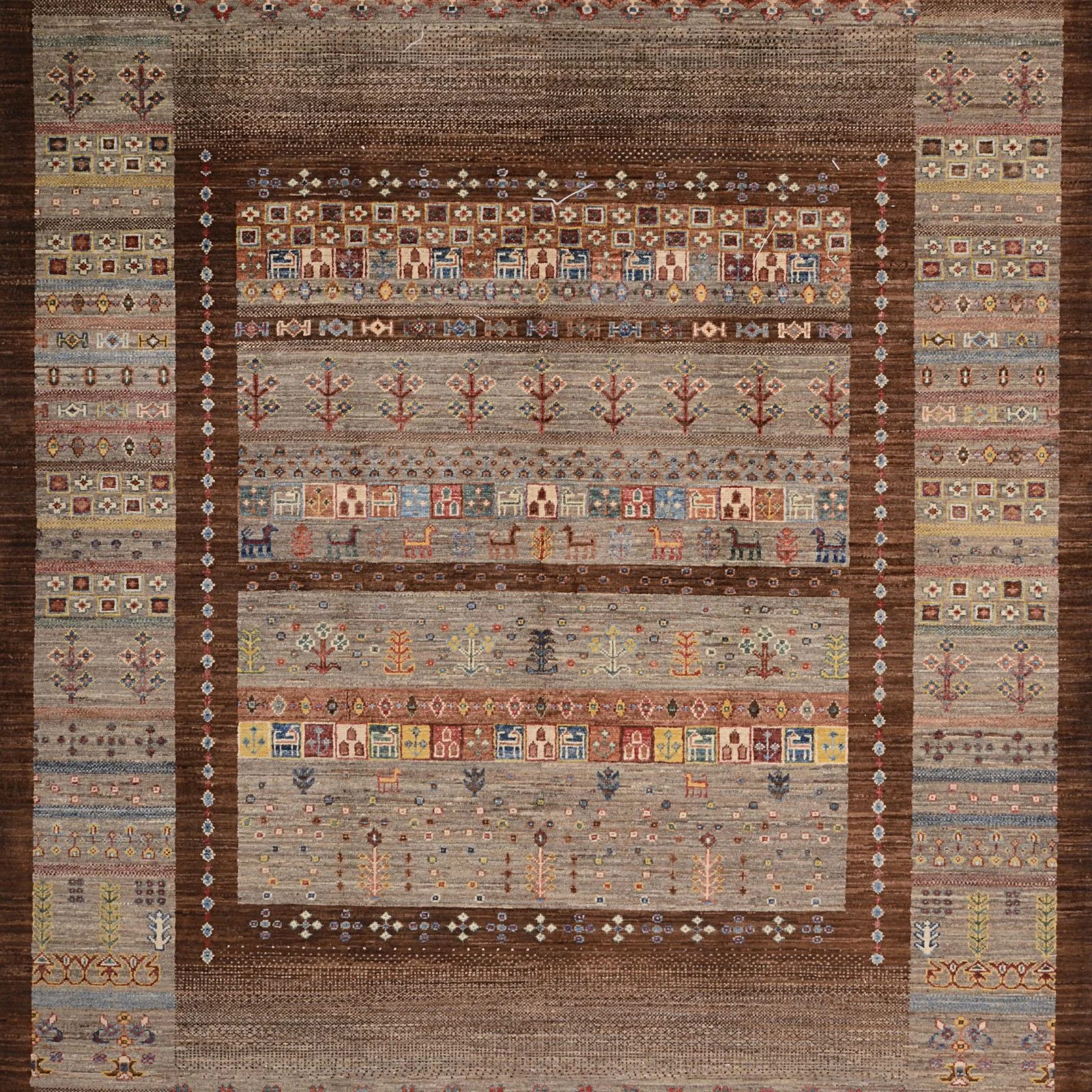 Handgeknüpfter Samarkand Orientteppich 172 × 238 cm