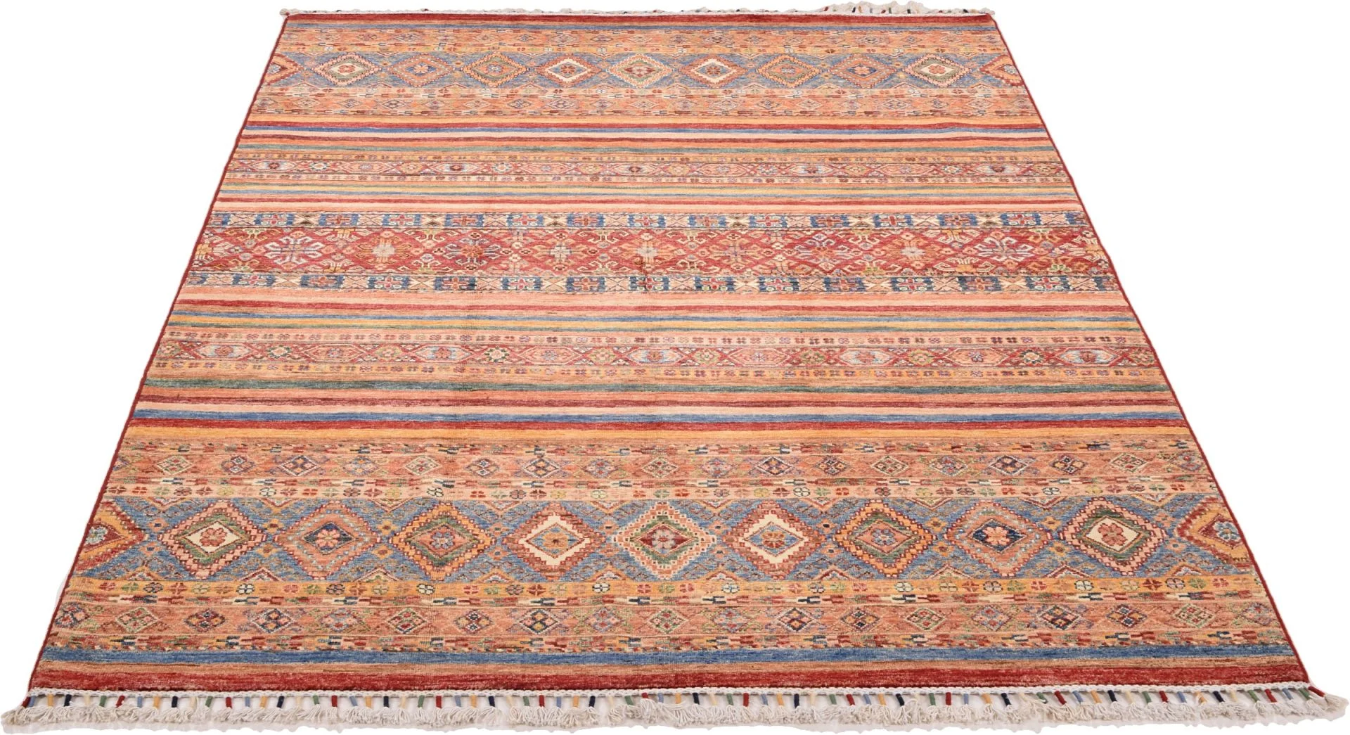 Handgeknüpfter Samarkand Orientteppich, 173 × 239 cm, Wolle