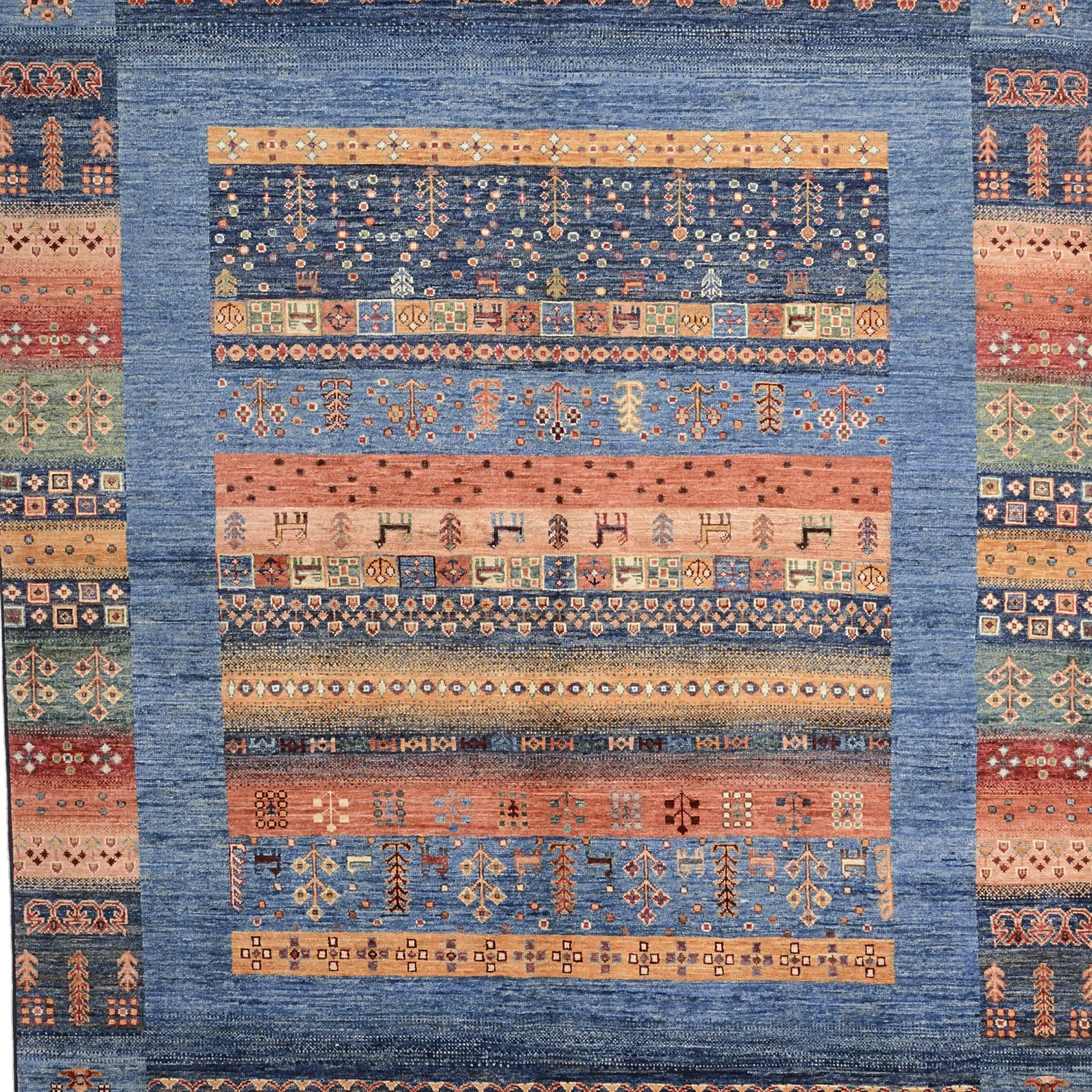 Handgeknüpfter Samarkand Orientteppich 169 × 237 cm