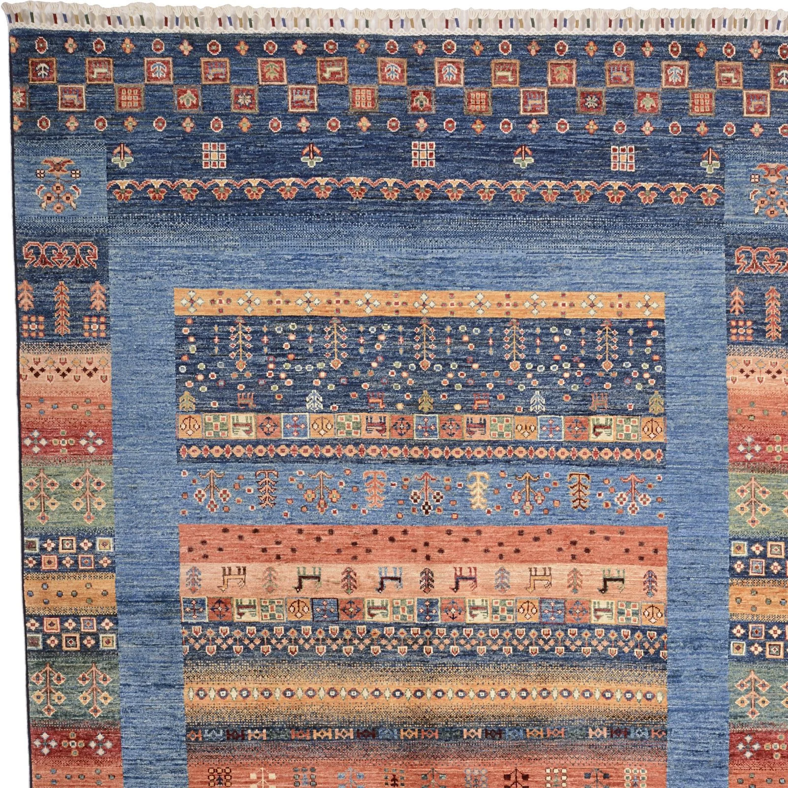 Handgeknüpfter Samarkand Orientteppich 169 × 237 cm