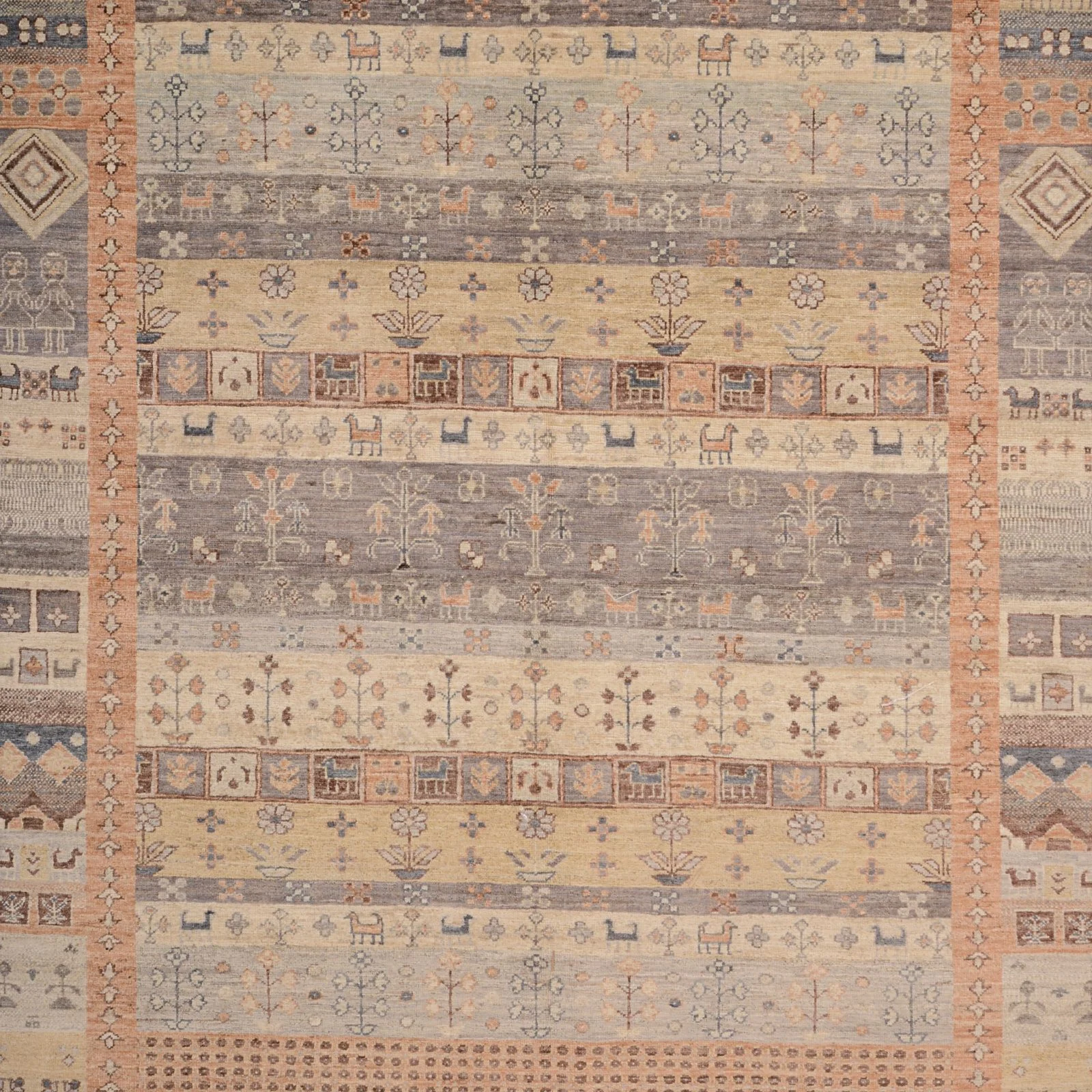 Handgeknüpfter Samarkand Orientteppich 151 × 205 cm
