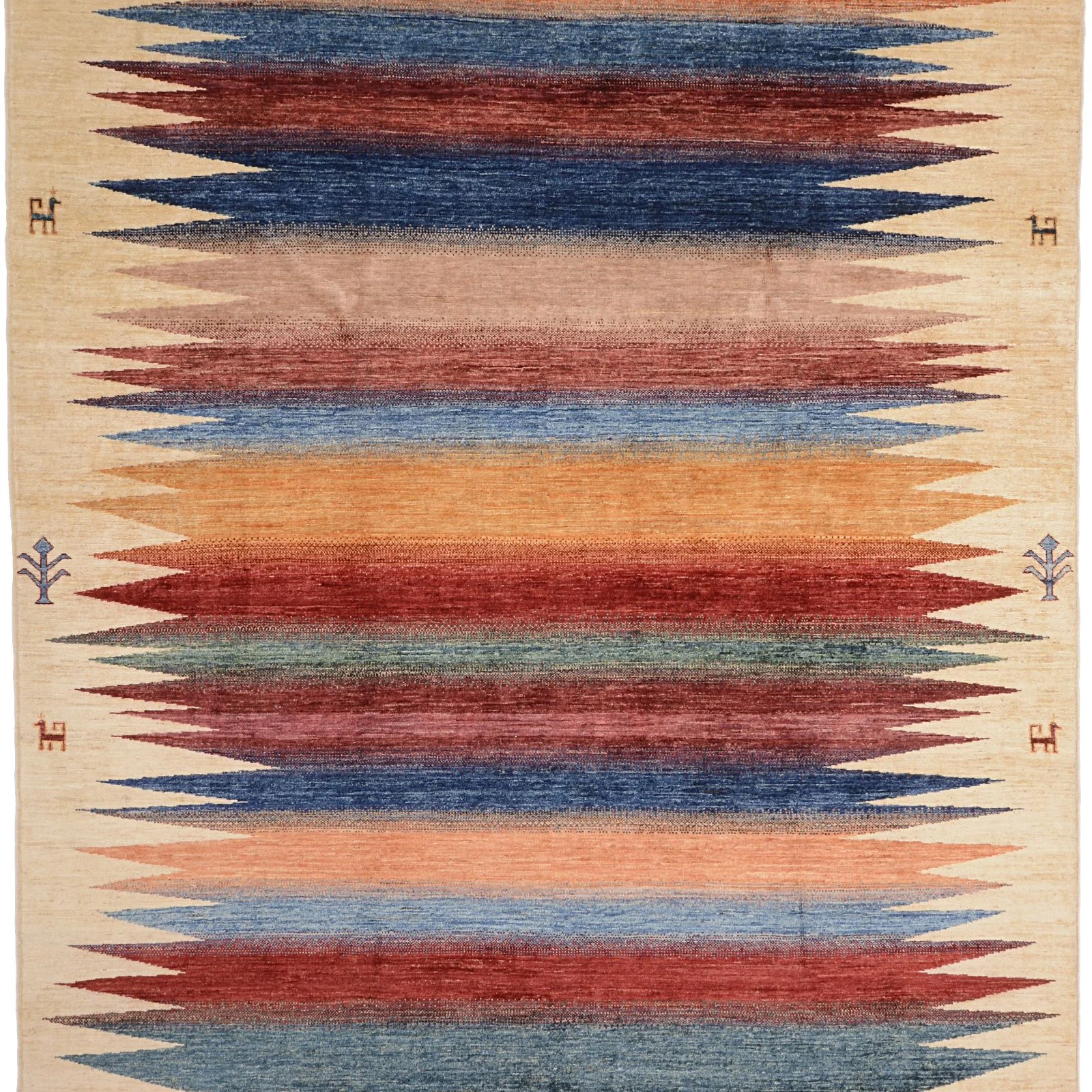 Samarkand Orientteppich 200 × 297 cm aus Wolle, handgeknüpft