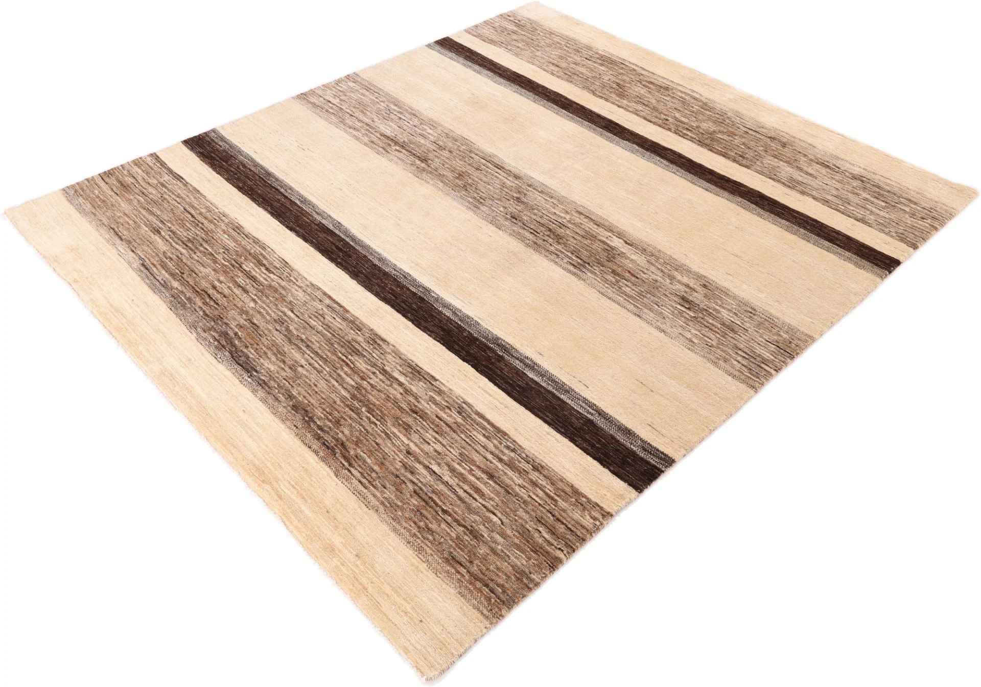 Handgeknüpfter Gabbeh Orientteppich, 207 × 243 cm, Wolle