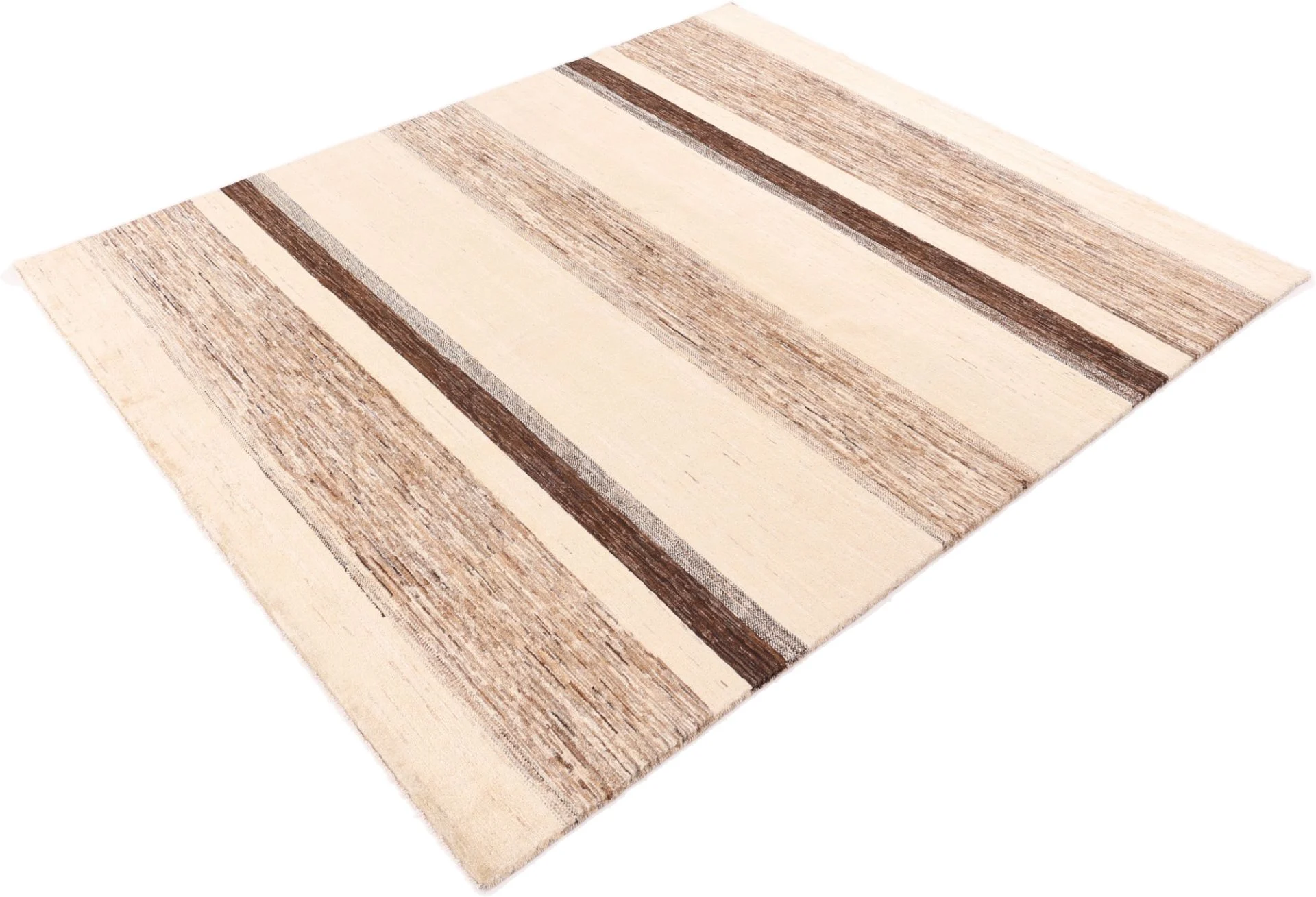Handgeknüpfter Gabbeh Orientteppich, 207 × 243 cm, Wolle