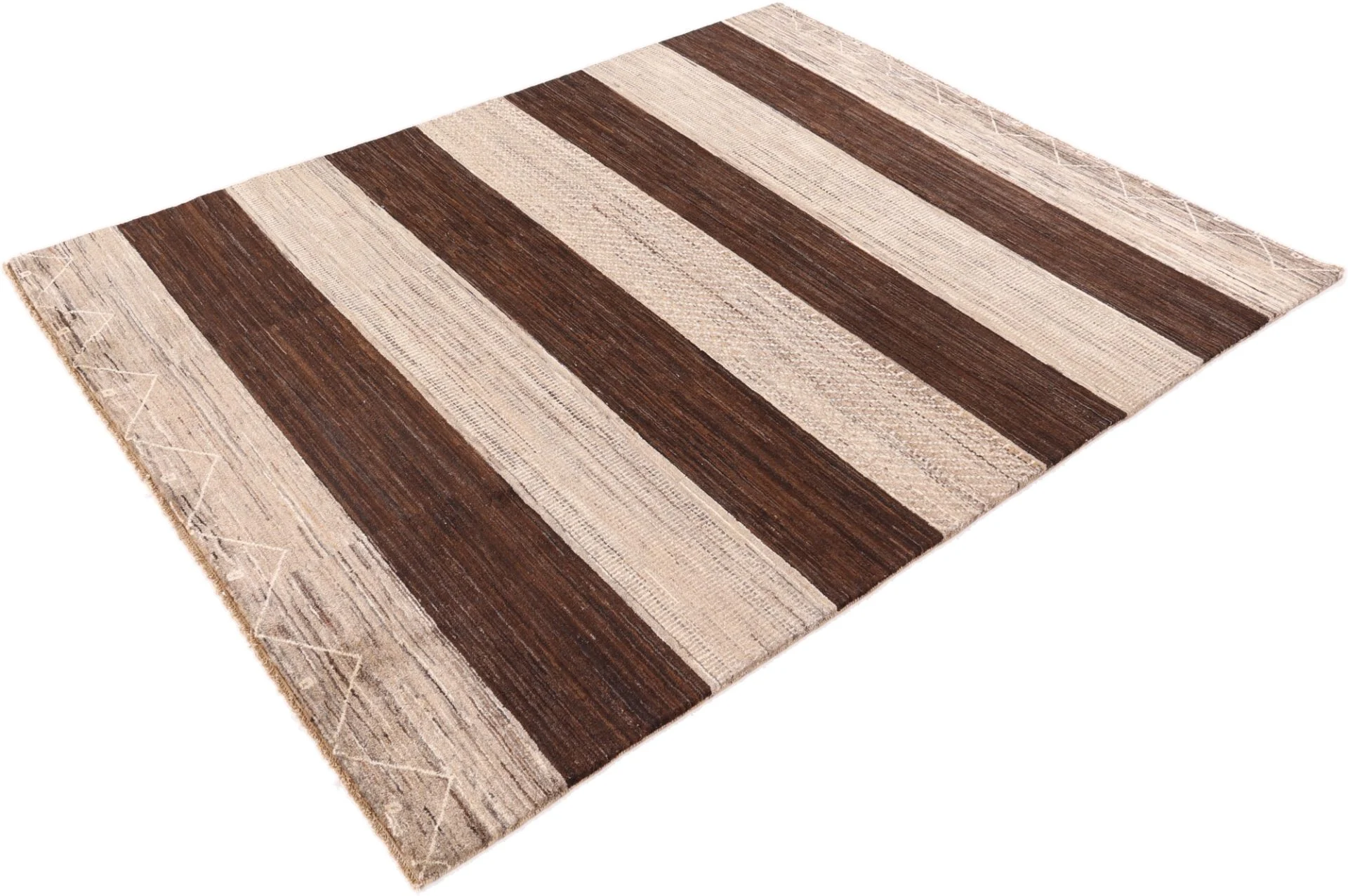 Handgeknüpfter Gabbeh Orientteppich, 200 × 253 cm, Wolle