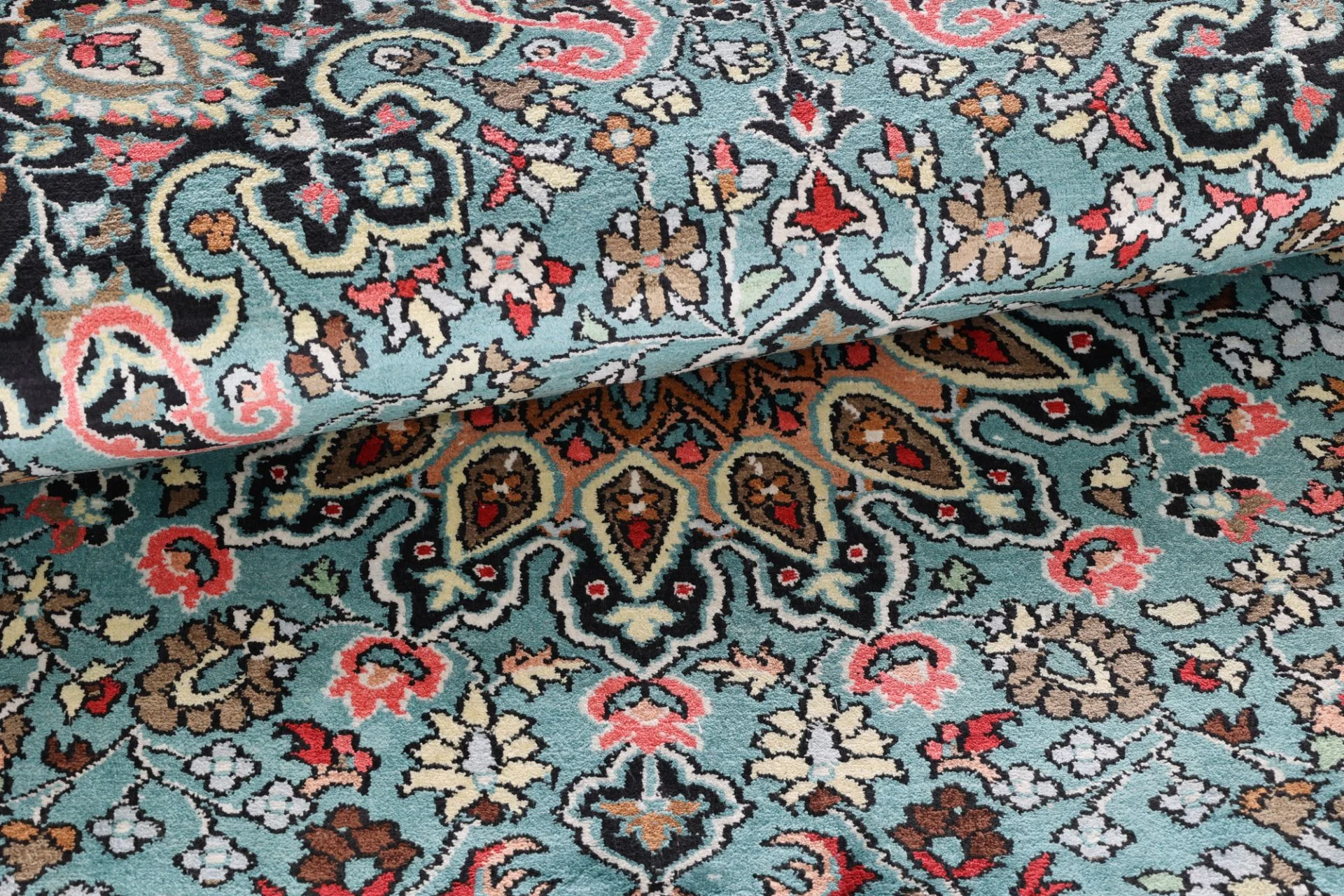 orientteppich-indien-189-x-126-cm-schurwolle-handgeknupft-7 Orientteppich 189 × 126 cm aus Wolle, handgeknüpft