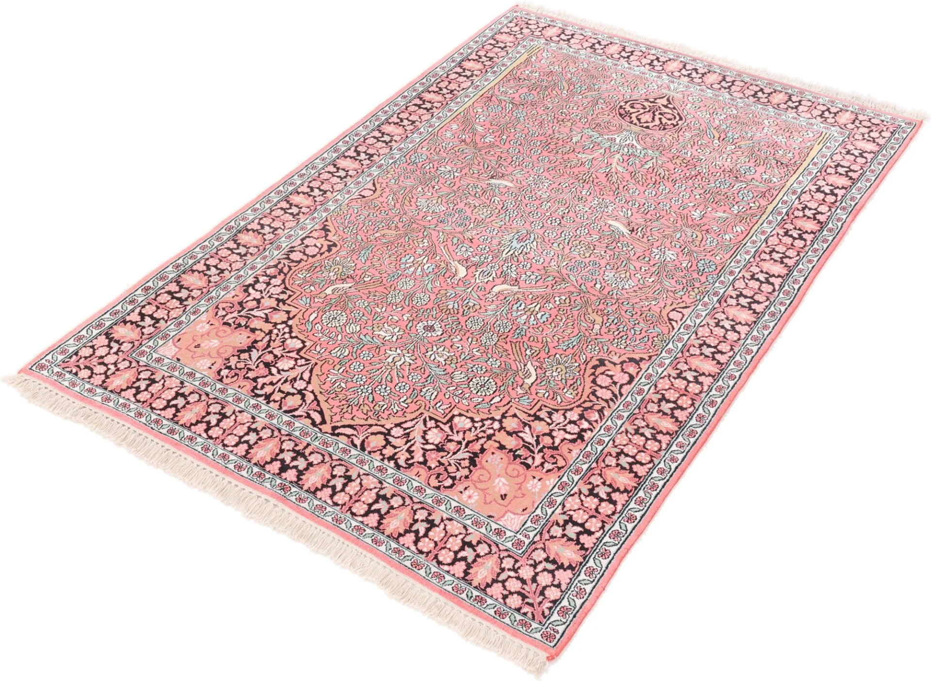 orientteppich-indien-193-x-123-cm-schurwolle-handgeknupft-11 Handgeknüpfter Orientteppich 193 × 123 cm