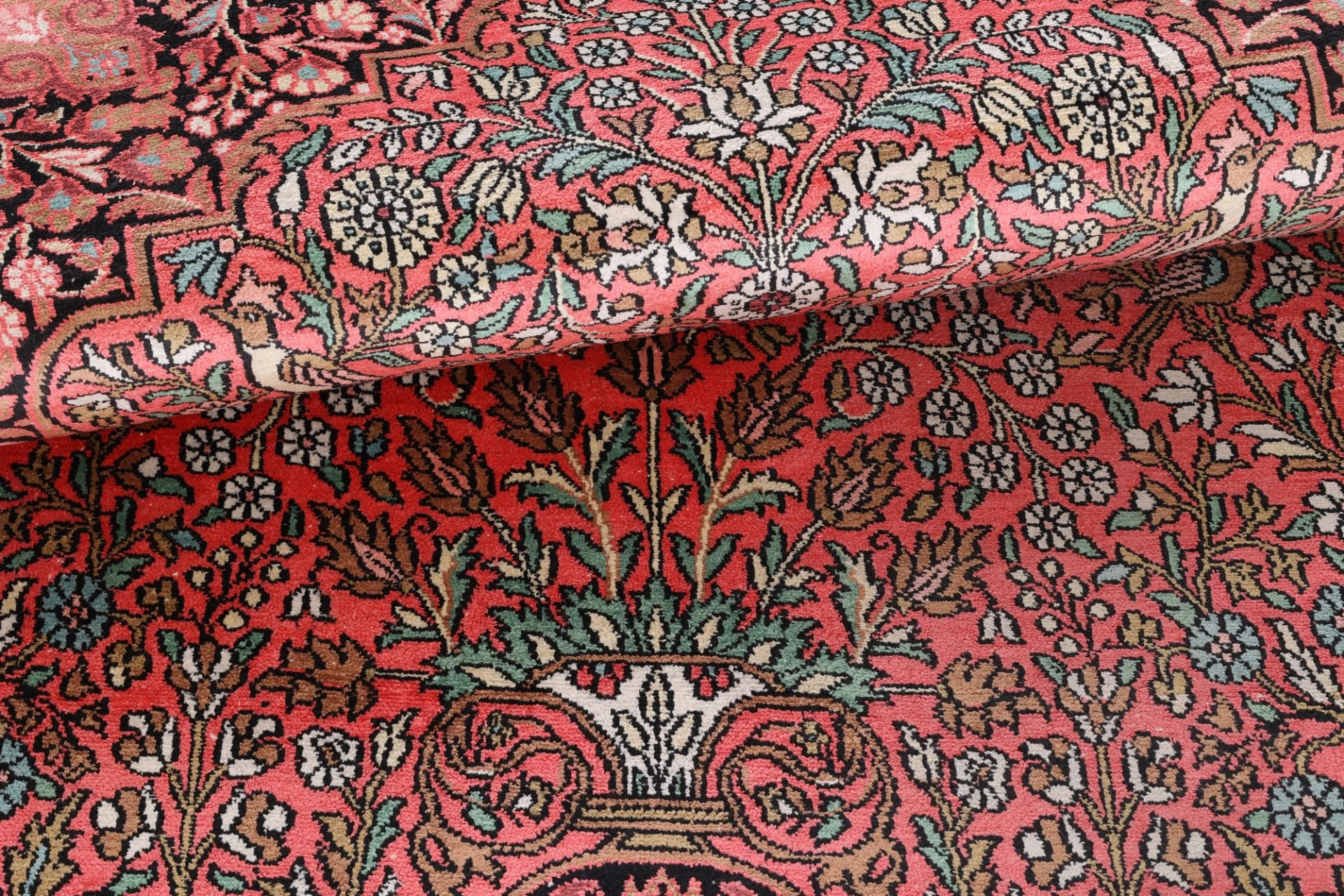 orientteppich-indien-193-x-123-cm-schurwolle-handgeknupft-15 Handgeknüpfter Orientteppich 193 × 123 cm