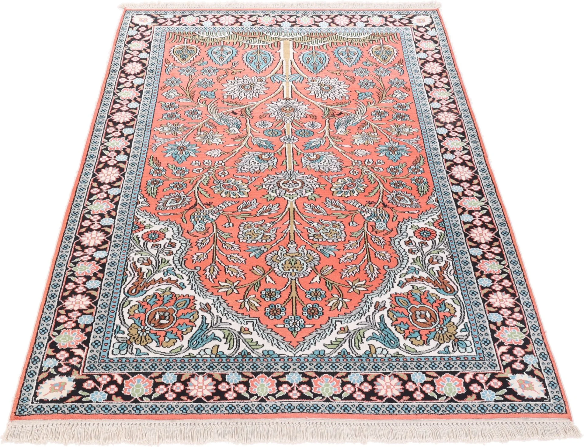 orientteppich-jaipur-181-x-124-cm-schurwolle-handgeknupft-9 Orientteppich aus Indien, 181 × 124 cm