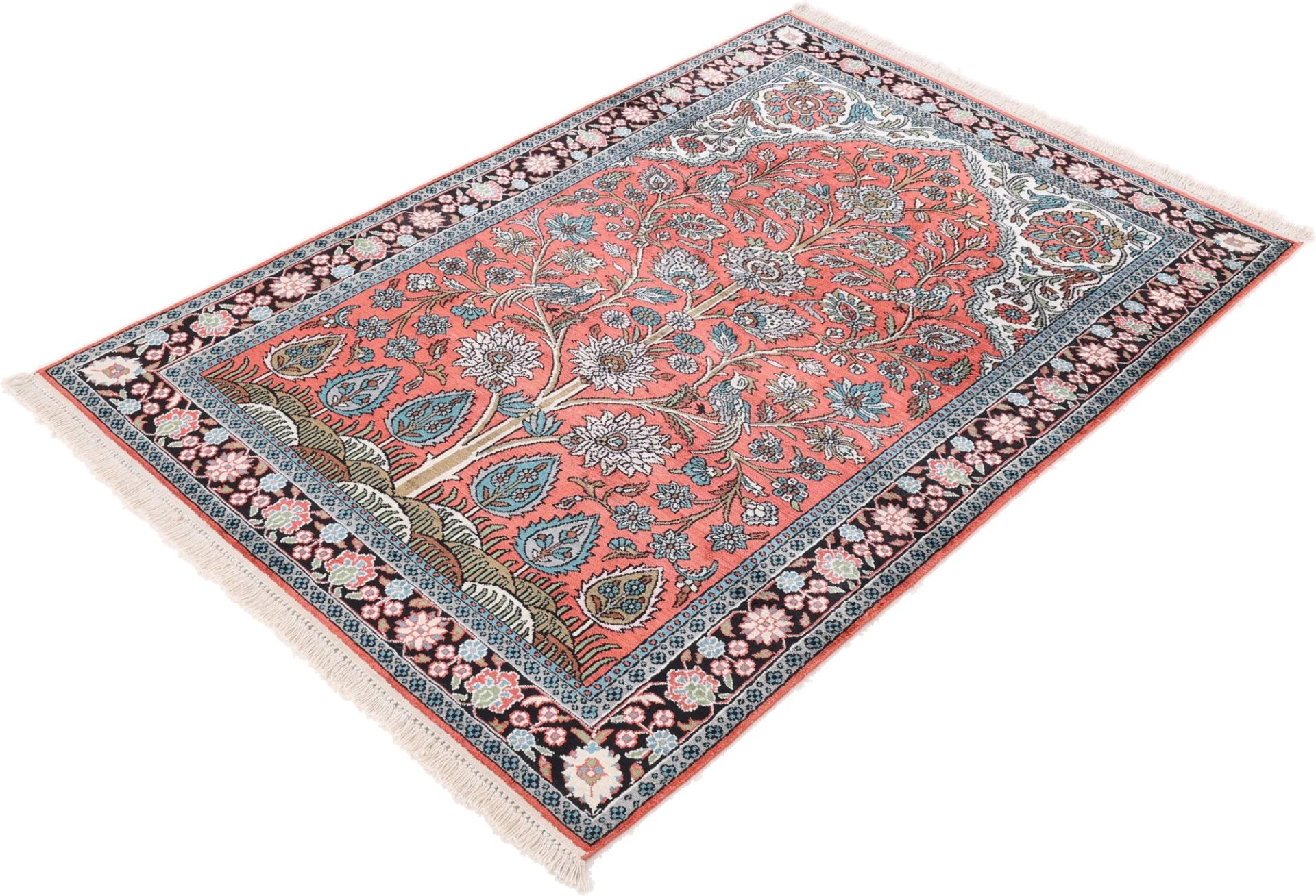 orientteppich-jaipur-181-x-124-cm-schurwolle-handgeknupft-12 Orientteppich aus Indien, 181 × 124 cm