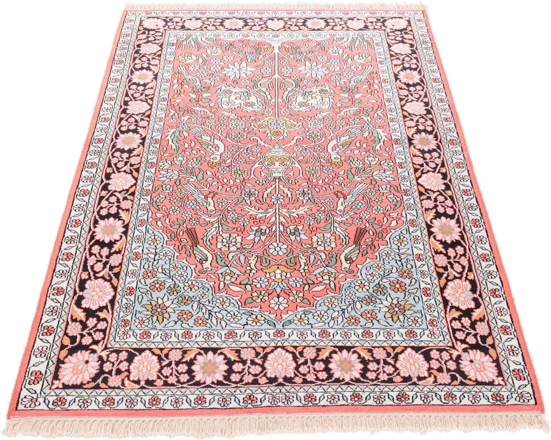 orientteppich-indien-184-x-120-cm-schurwolle-handgeknupft-9 Handgeknüpfter Orientteppich, 184 × 120 cm, Wolle