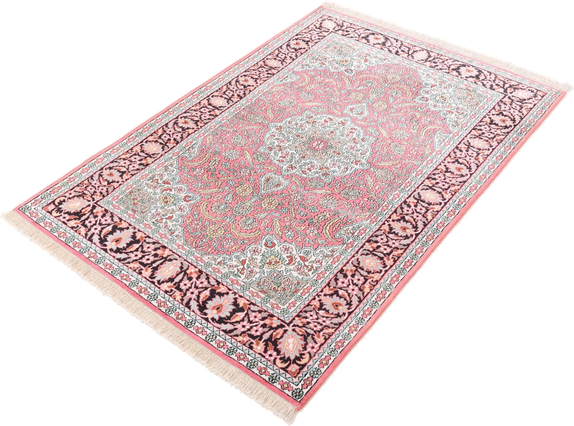 orientteppich-indien-190-x-128-cm-schurwolle-handgeknupft-17 Handgeknüpfter Orientteppich 190 × 128 cm