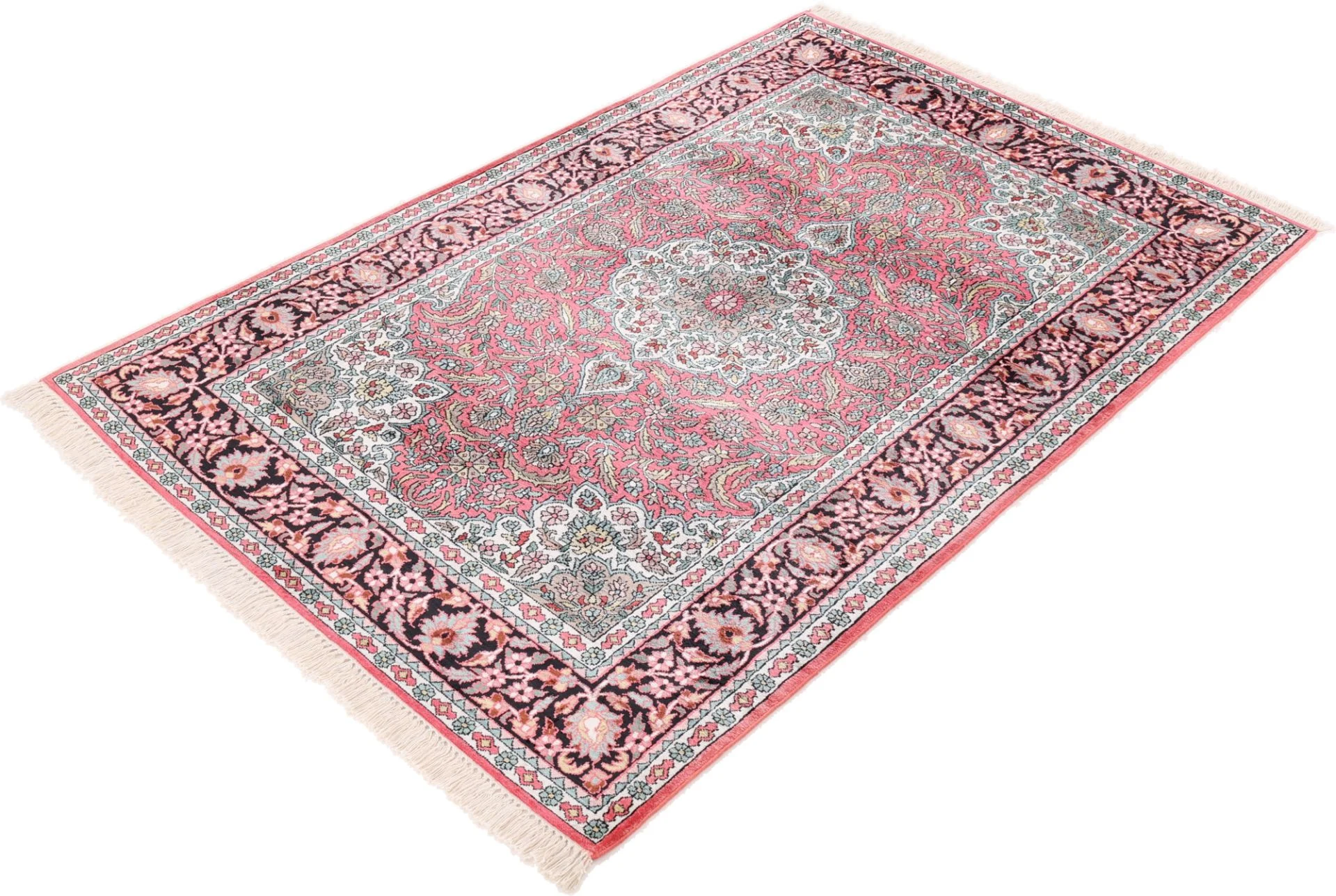 orientteppich-indien-190-x-128-cm-schurwolle-handgeknupft-19 Handgeknüpfter Orientteppich 190 × 128 cm