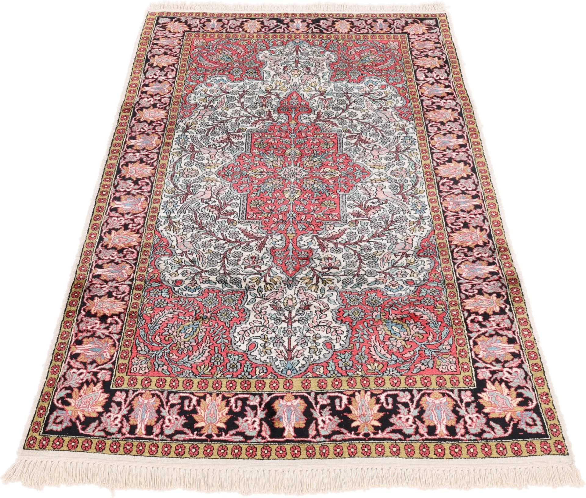 orientteppich-indien-193-x-120-cm-schurwolle-handgeknupft-8 Handgeknüpfter Orientteppich, 193 × 120 cm, Wolle