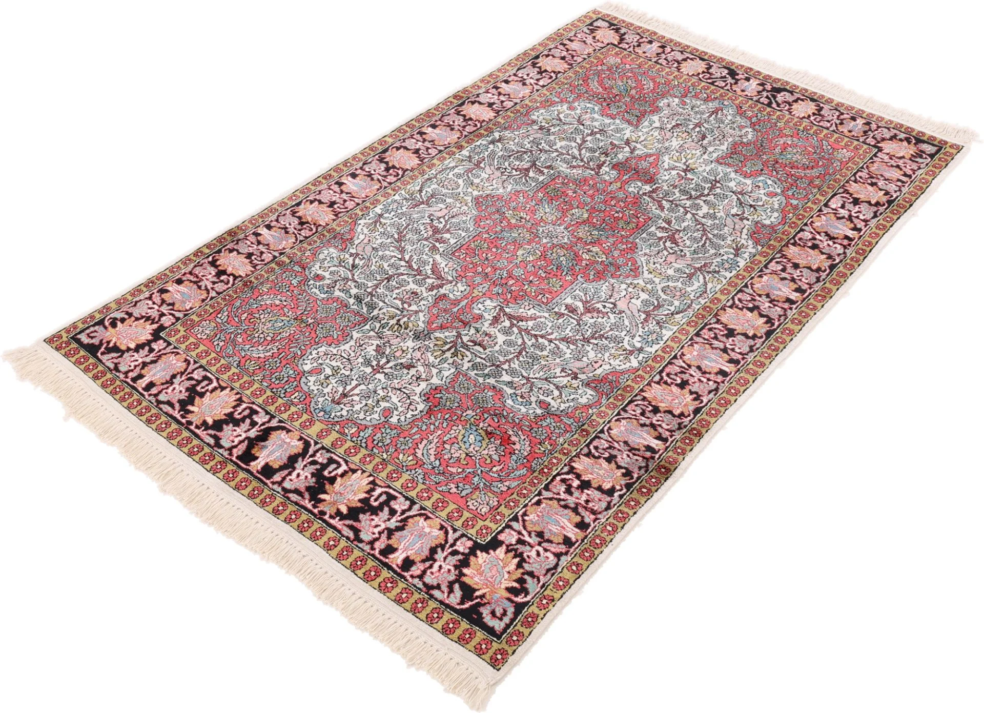 orientteppich-indien-193-x-120-cm-schurwolle-handgeknupft-17 Handgeknüpfter Orientteppich, 193 × 120 cm, Wolle