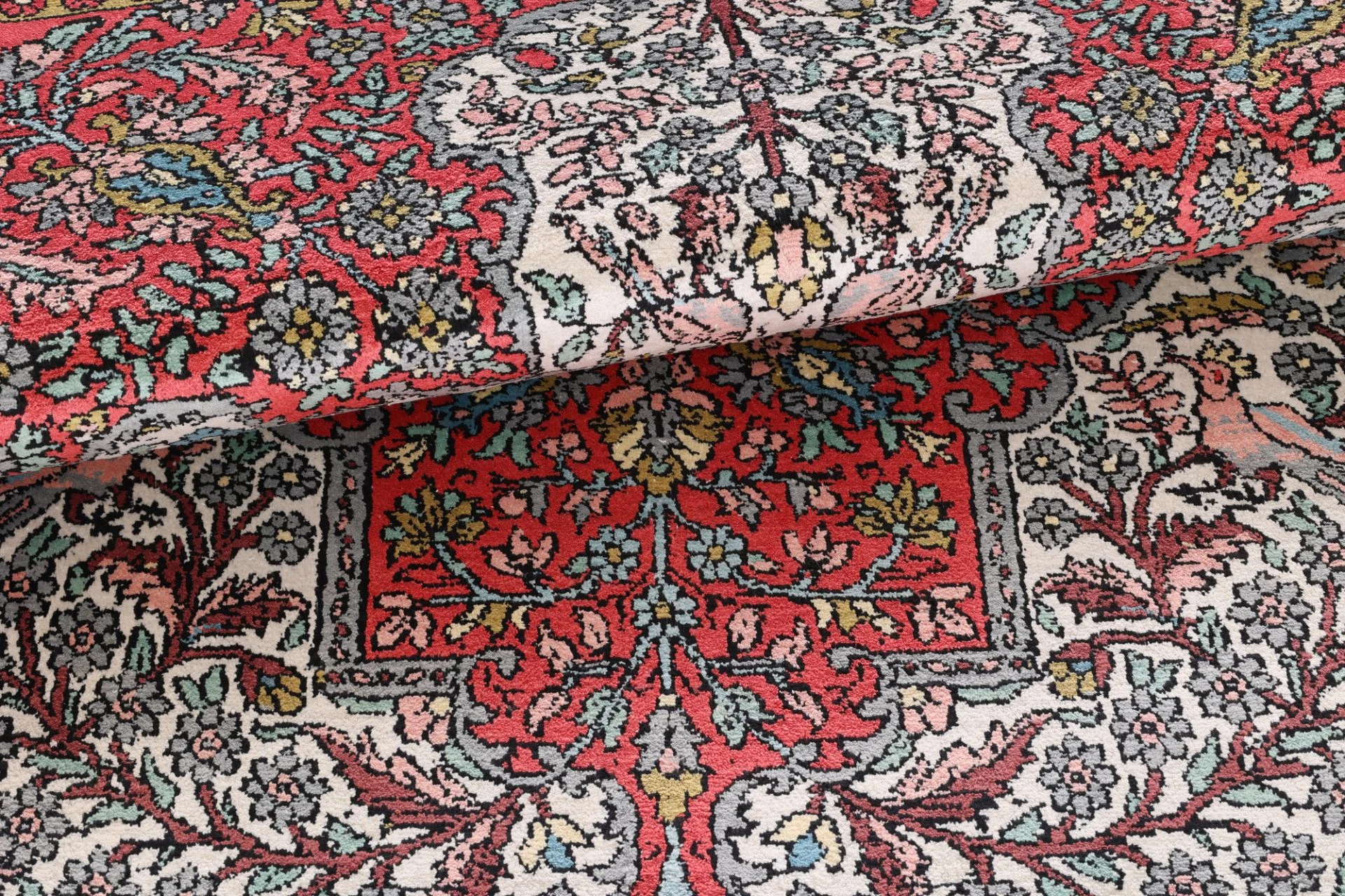 orientteppich-indien-193-x-120-cm-schurwolle-handgeknupft-23 Handgeknüpfter Orientteppich, 193 × 120 cm, Wolle