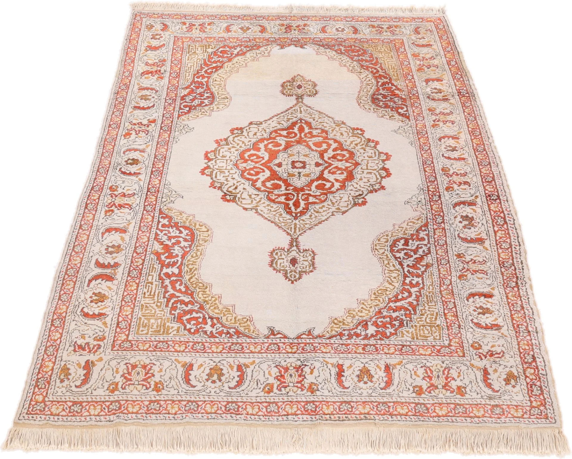 Handgeknüpfter Orientteppich, 186 × 123 cm, Wolle