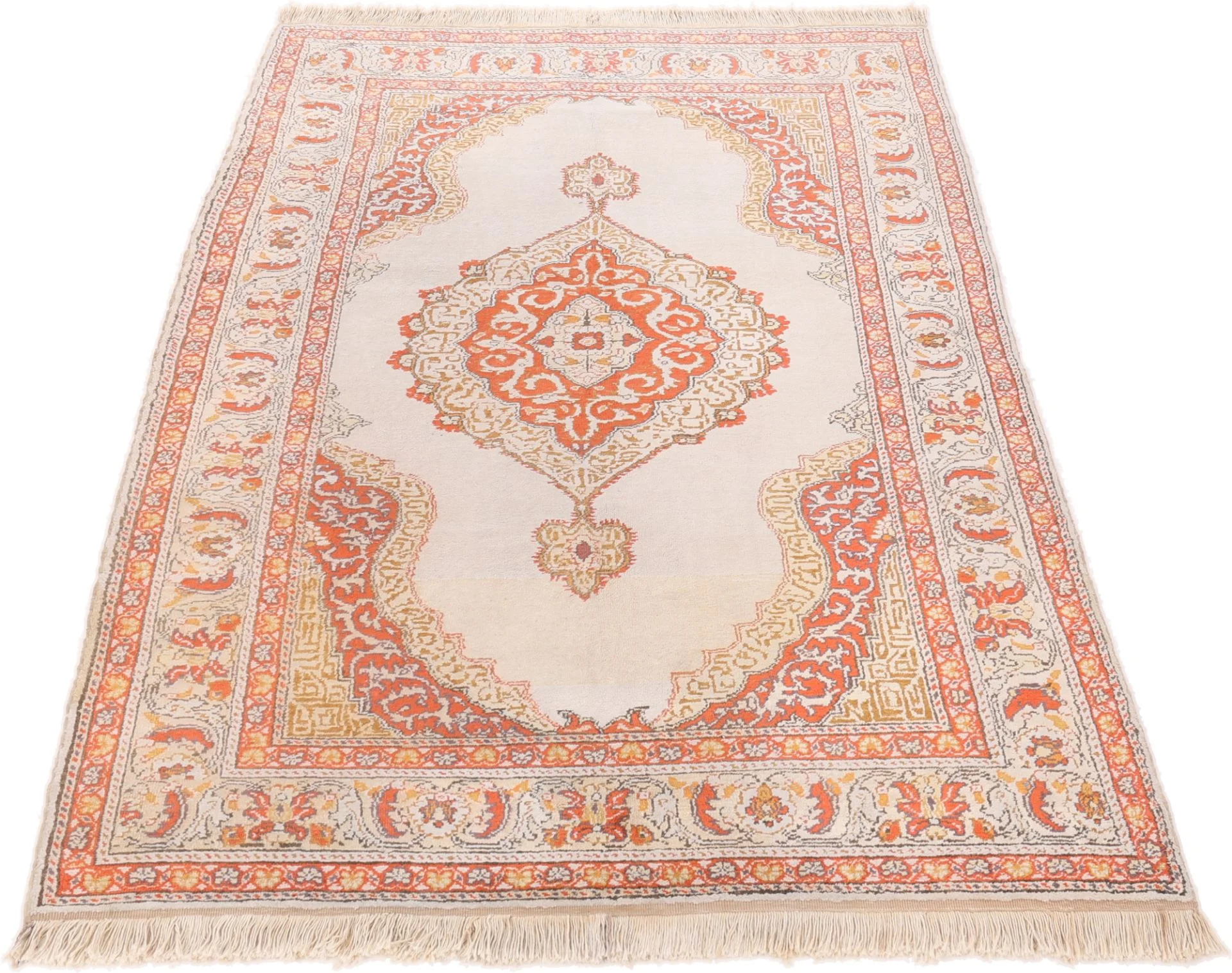 Handgeknüpfter Orientteppich, 186 × 123 cm, Wolle