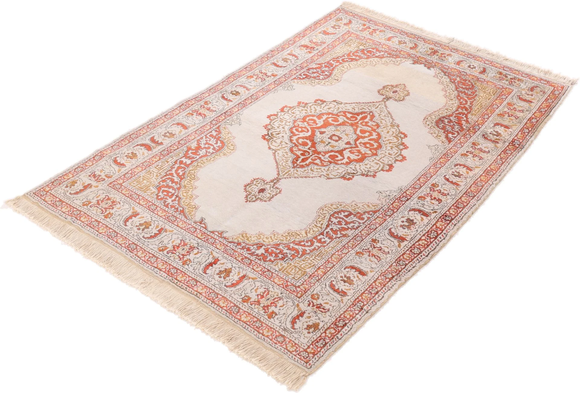 Handgeknüpfter Orientteppich, 186 × 123 cm, Wolle