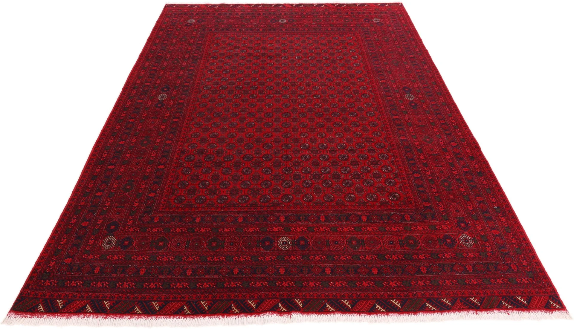 orientteppich-afghan-198-x-292-cm-schurwolle-handgeknupft-13 Handgeknüpfter Orientteppich, 198 × 292 cm, Wolle