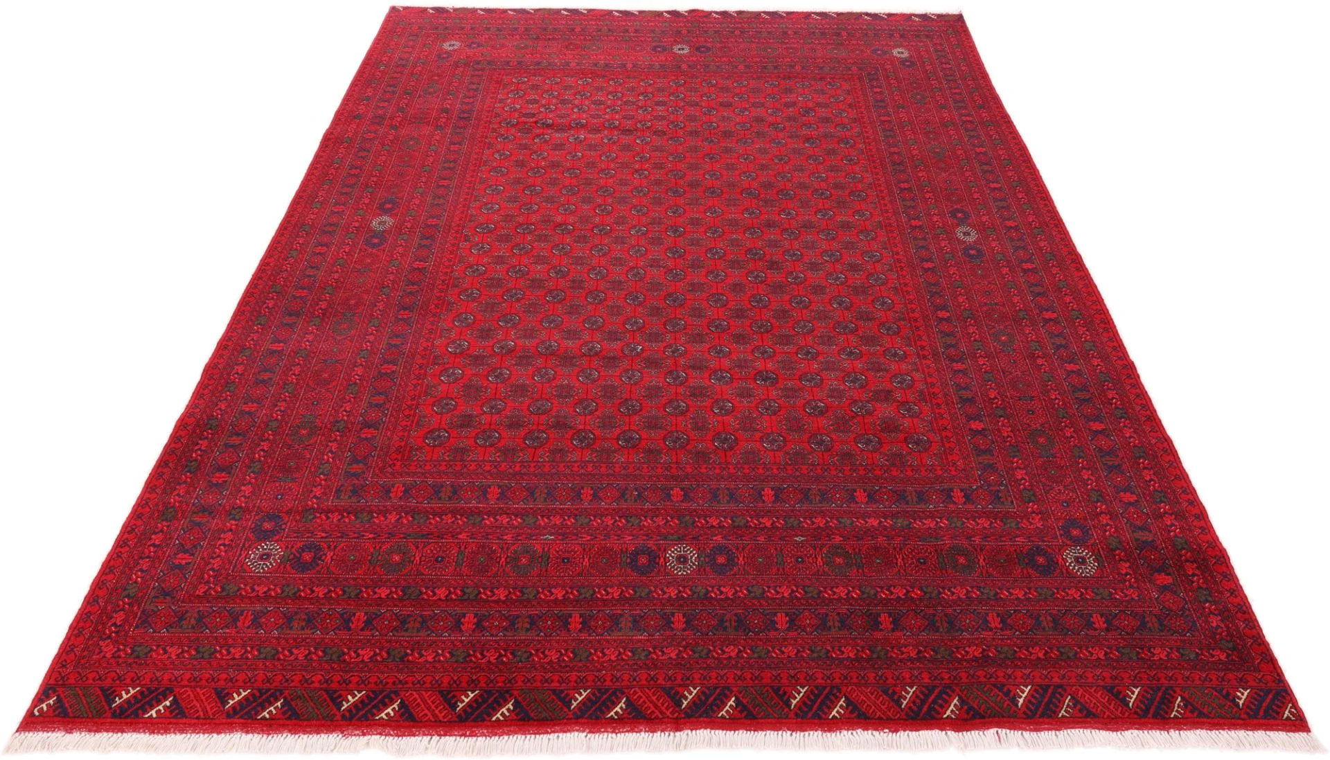 orientteppich-afghan-198-x-292-cm-schurwolle-handgeknupft-16 Handgeknüpfter Orientteppich, 198 × 292 cm, Wolle