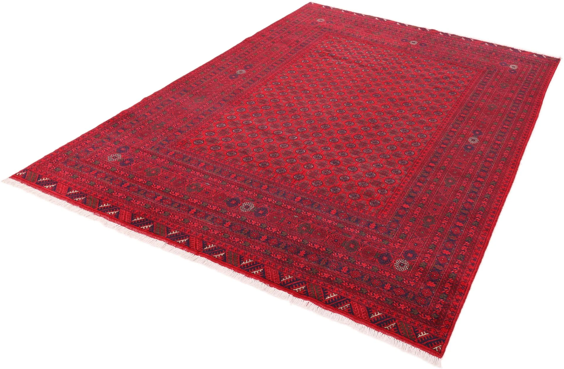 orientteppich-afghan-198-x-292-cm-schurwolle-handgeknupft-19 Handgeknüpfter Orientteppich, 198 × 292 cm, Wolle