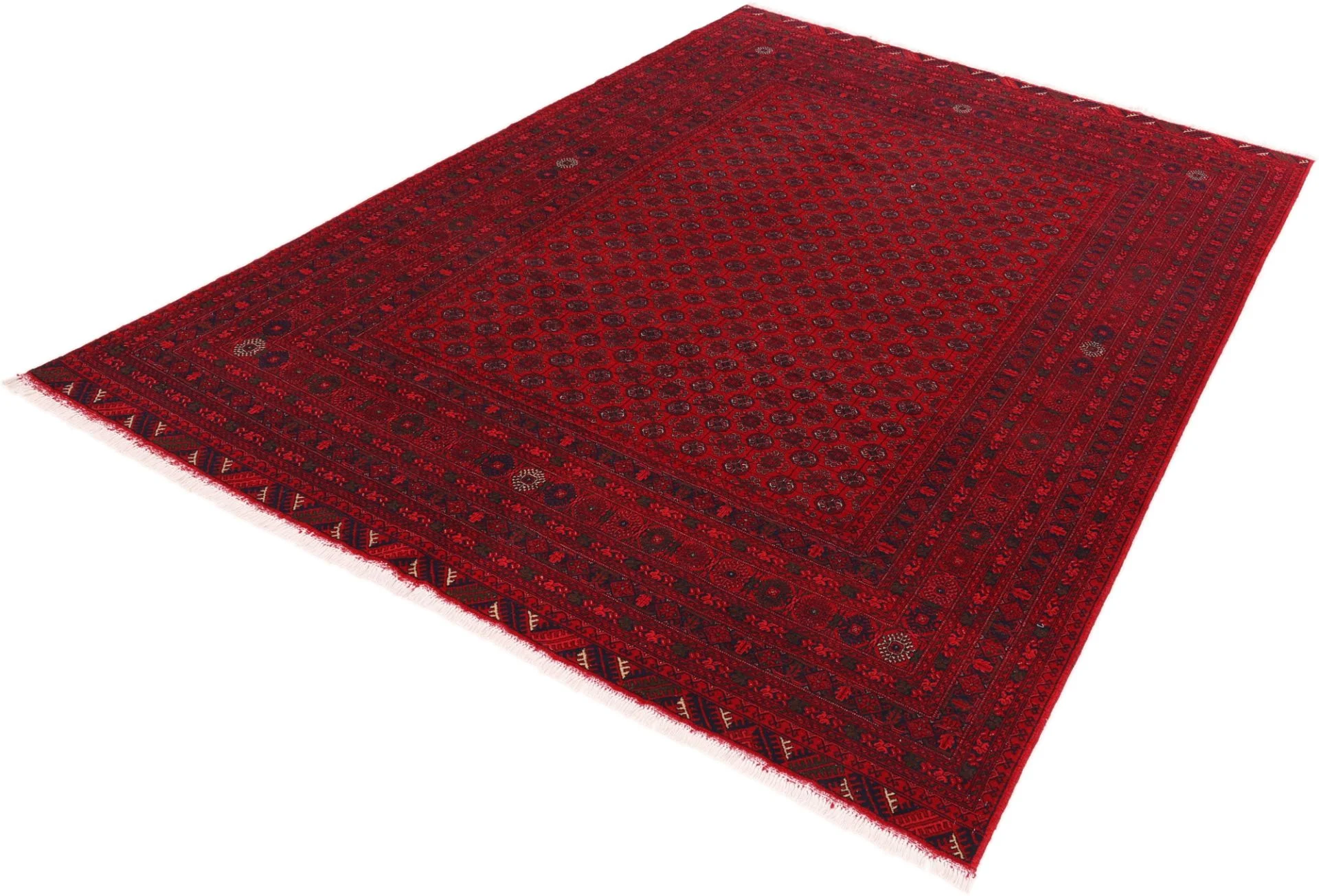 orientteppich-afghan-198-x-292-cm-schurwolle-handgeknupft-22 Handgeknüpfter Orientteppich, 198 × 292 cm, Wolle