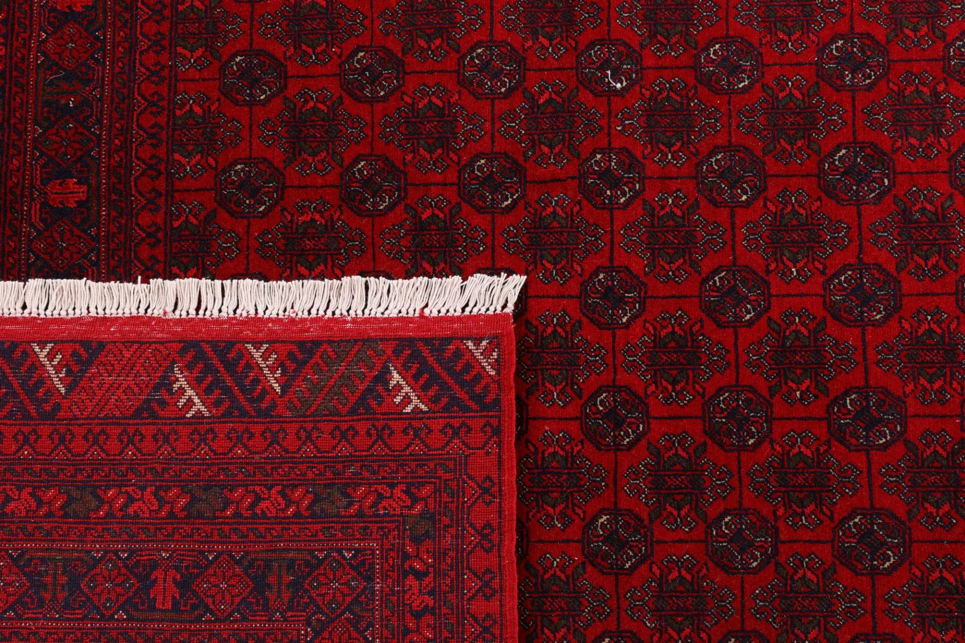 orientteppich-afghan-198-x-292-cm-schurwolle-handgeknupft-28 Handgeknüpfter Orientteppich, 198 × 292 cm, Wolle