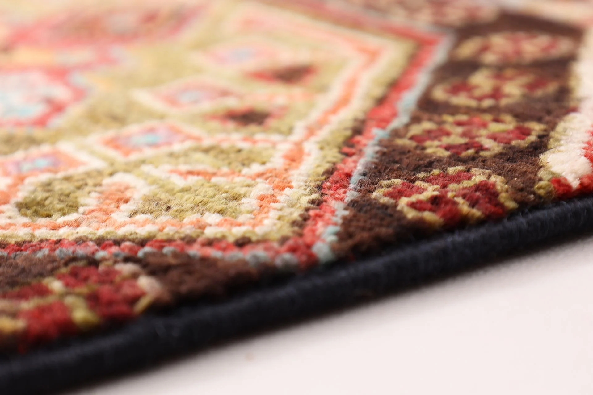 Handgeknüpfter Samarkand Orientteppich, 84 × 312 cm, Wolle