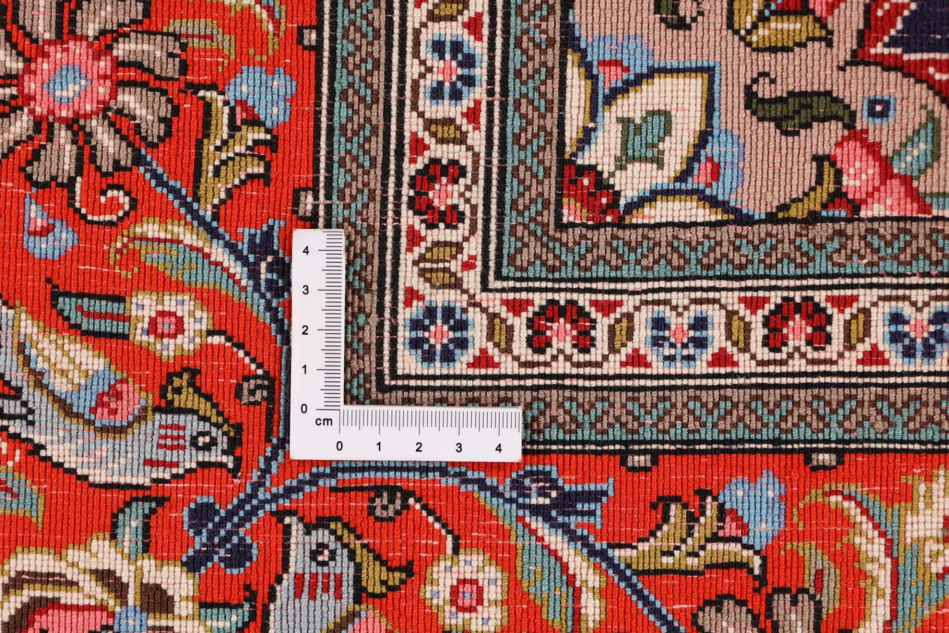 Ghom Perserteppich 136 × 202 cm aus Wolle, handgeknüpft