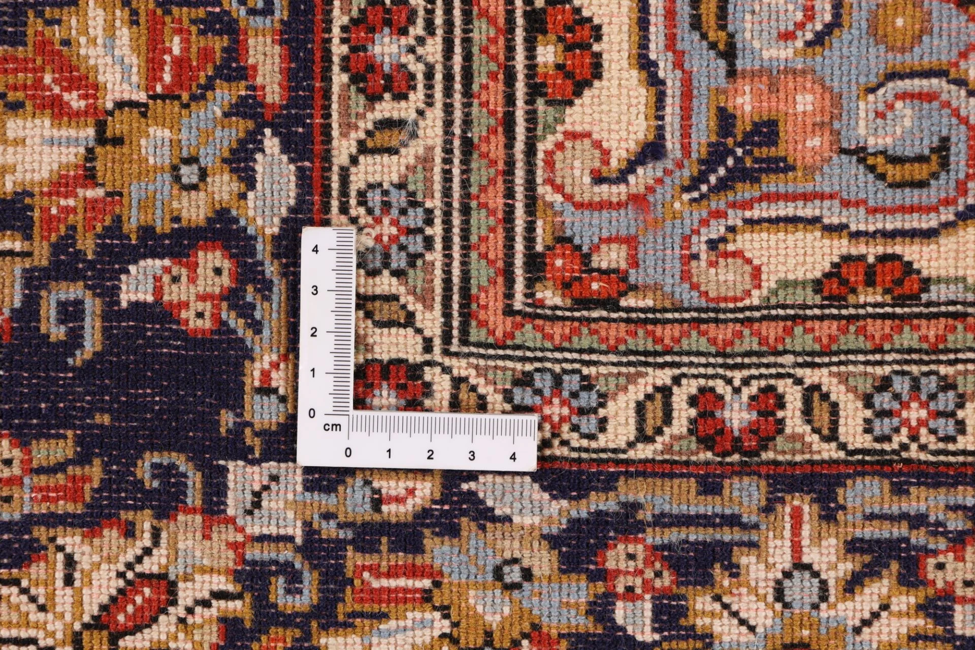 Handgeknüpfter Ghom Perserteppich, 129 × 177 cm, Wolle