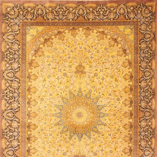 Classic rug with medallion